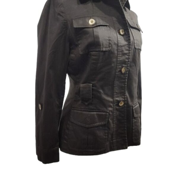 Antonio Melani Lightweight Pocket Jacket Brown Women's Size 4 - Picture 4 of 11